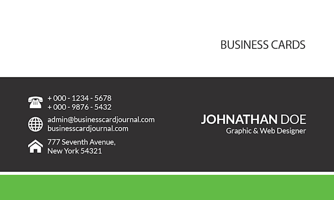 create business cards for your company