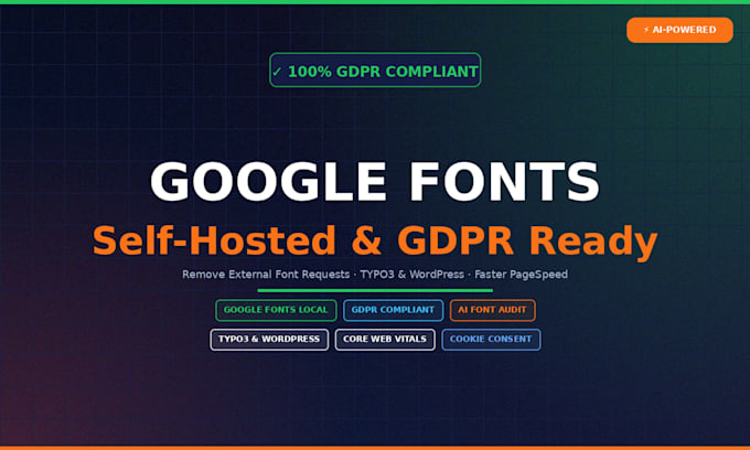 host google fonts locally as per gdpr compliance