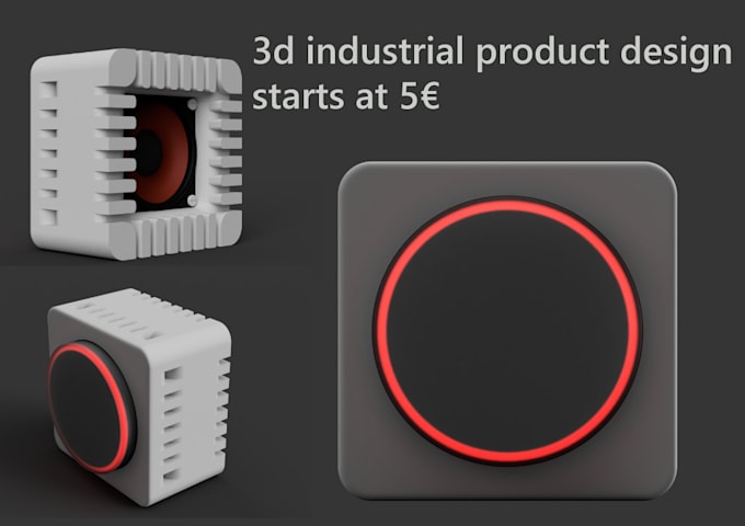 Do 3d industrial product design and realistic rendering by Alexalex935 ...