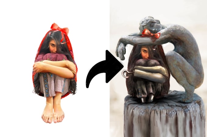 do photo manipulation, editing and photo combining