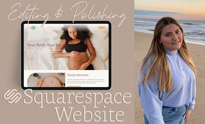 edit your squarespace website or portfolio site