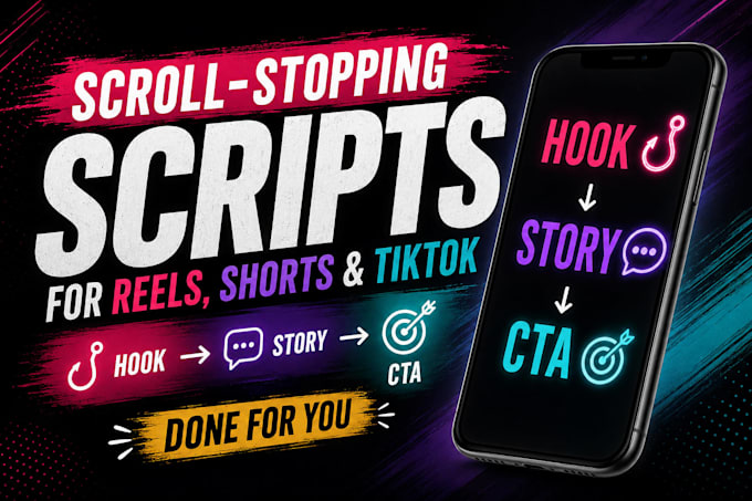 write viral short form video scripts with hooks for reels