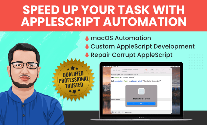 Be an applescript wizard for mac os automation by Hasibur88 | Fiverr