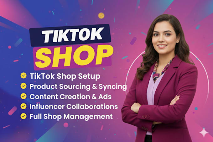 set up and manage tiktok shop, gmv max ads, and tiktok shop affiliate campaigns