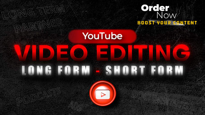 be your long term video editor