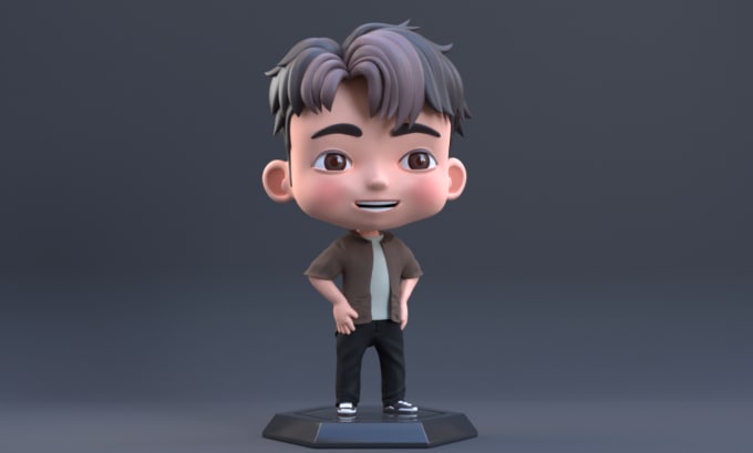 Create your 3d cartoon character by Shagesoft | Fiverr