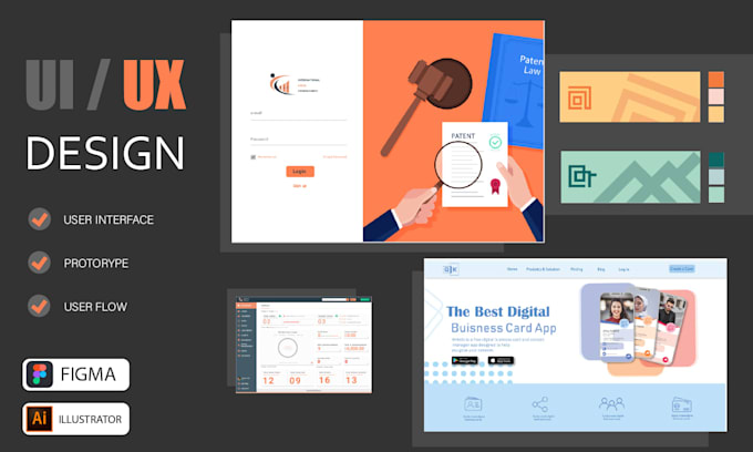 Design modern trend ui ux for website and app with figma by Farisch864 ...