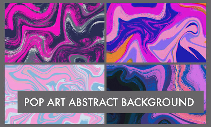 Draw abstract pop art background by Nitranrighter | Fiverr