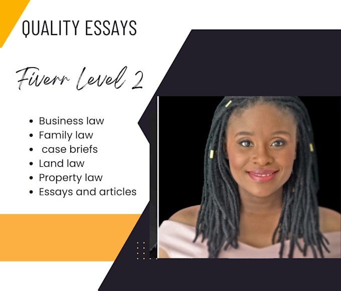 Write law essays, business law, and case briefs by Theeconomists3 Fiverr