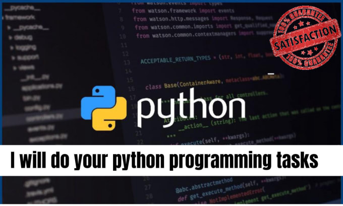 Do your python programming tasks by Moncefamine | Fiverr