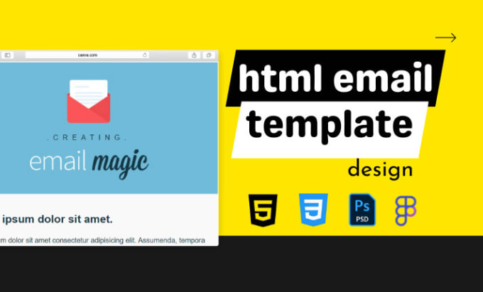 Create a responsive constant contact mailchimp email template