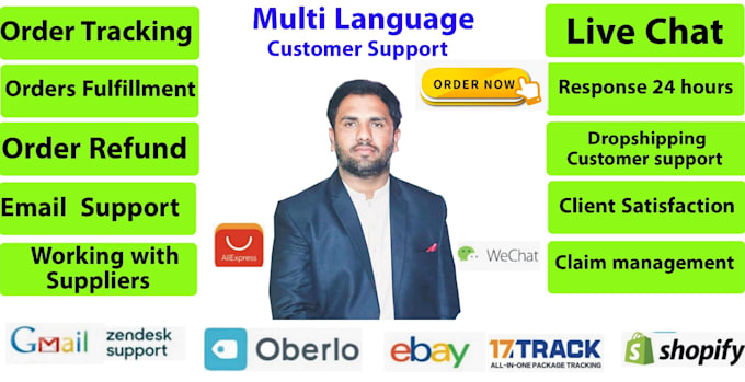 customer support via email and live chat