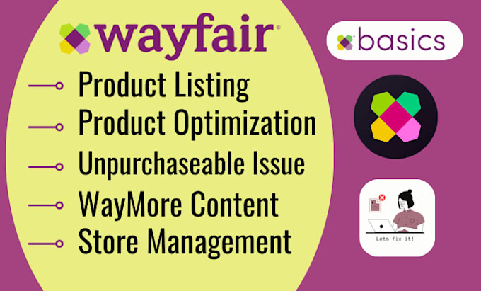 wayfair item listing optimization waymore content a to z store management