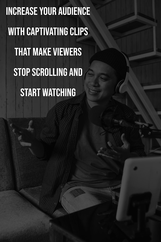 Edit your podcast and create amazing social media clips by Cfioremedia