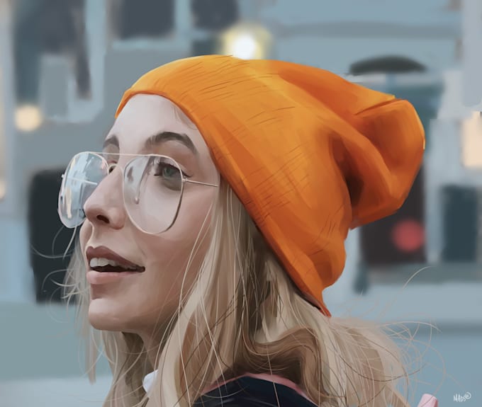Digitally paint you a portrait by Daltmade Fiverr