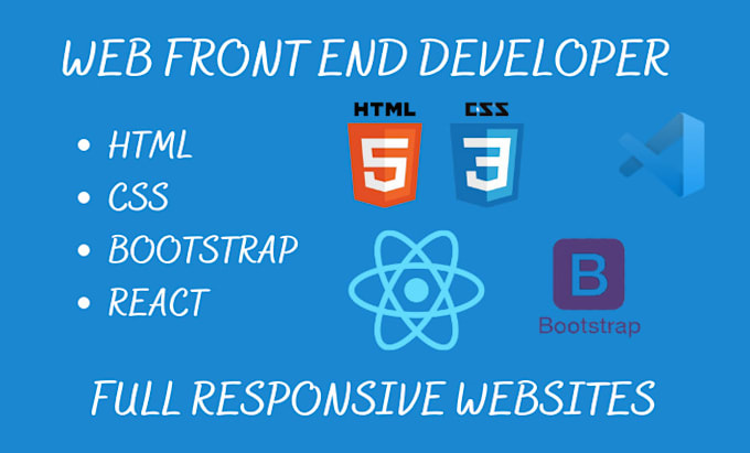 Be your front end web developer by Talha_coder007 | Fiverr