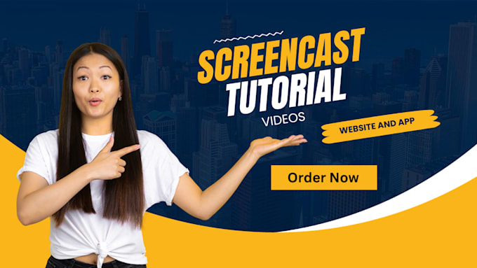 record ,edit and voiceover professional screencast video tutorials