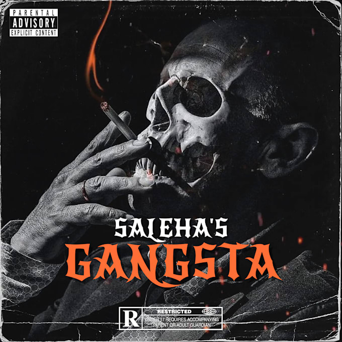 design professional rap or song cover art within few hours