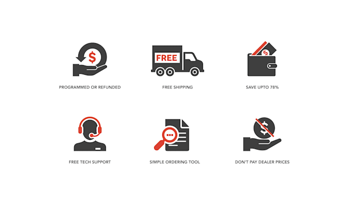 design custom icon set for website and app