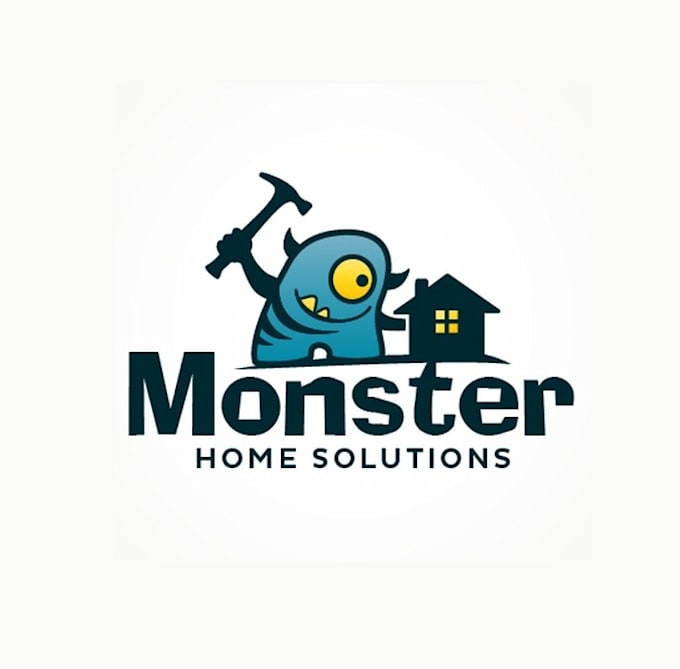 Design attractive corporate new monster home logo design service by