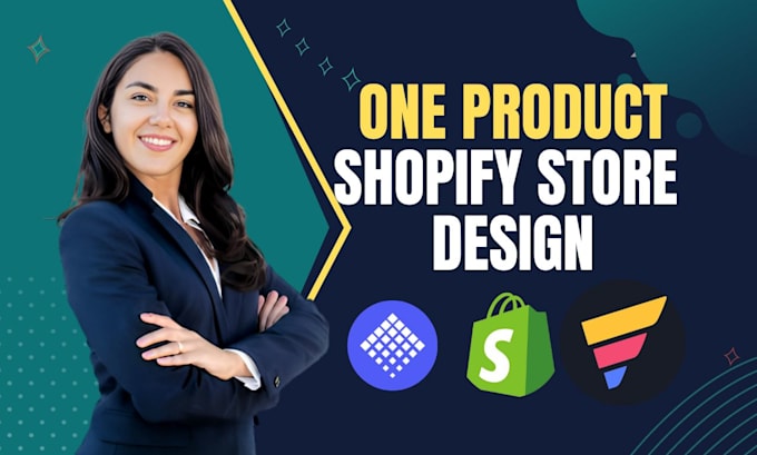 custom one product shopify store design with gempages or pagefly