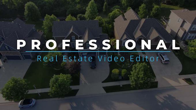 do professional real estate video editing in low budget