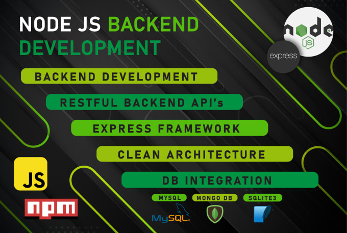 Do node js and express js apis, scripts and backend development by ...