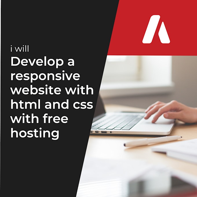 Develop responsive website html and css with free hosting by ...