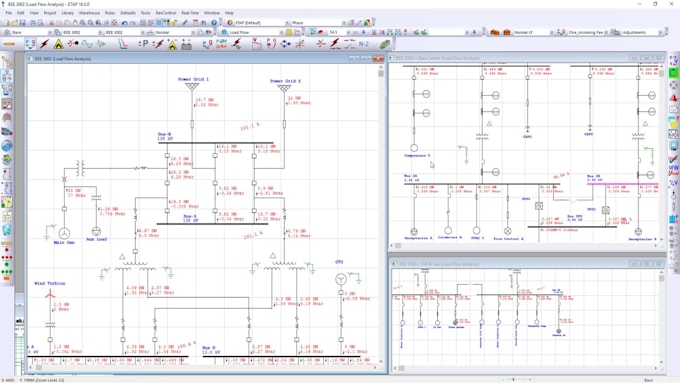 perform your power systems studies on etap, skm and digsilent power factory