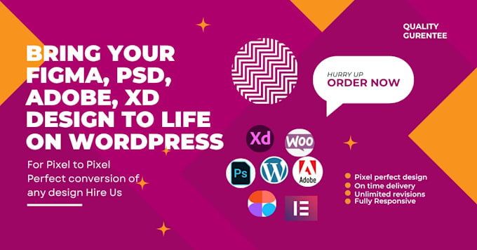do PSD to wordpress, figma to wordpress, HTML to wordpress with elementor