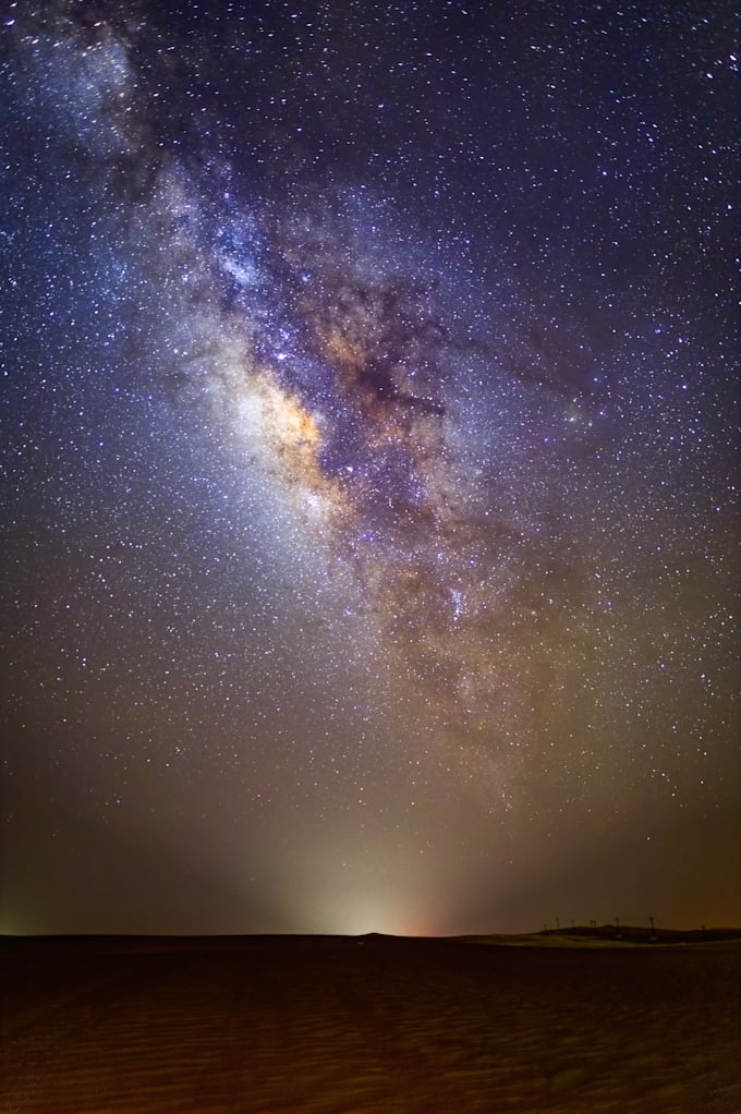 create a milkyway timelapse video edit with color grading