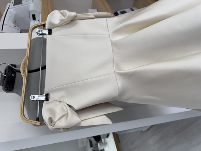 sew a test garment from your sketch and patterns