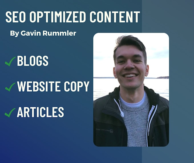 write SEO optimized blog or website content
