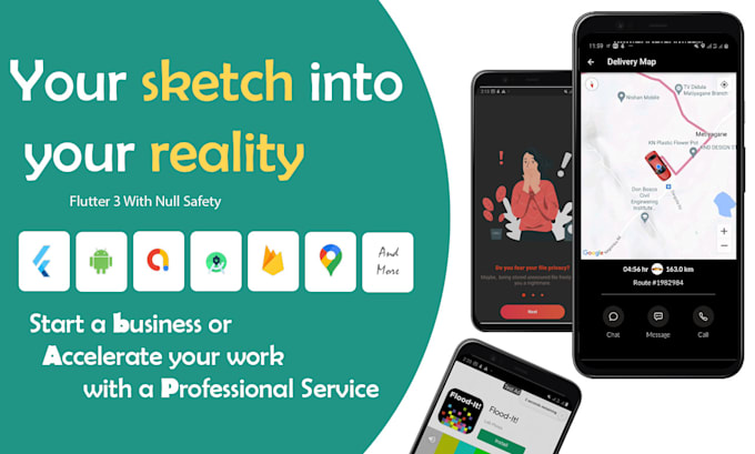Design quality flutter apps at affordable prices by Uliker | Fiverr