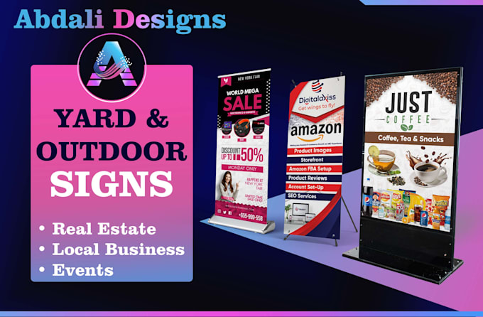 design professional roll up banner and retractable banner for trade shows