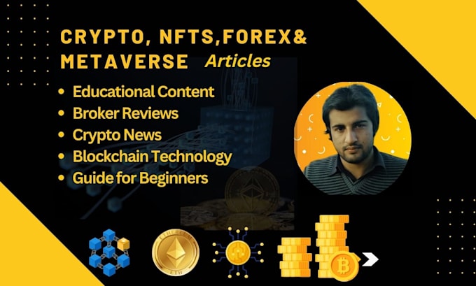 write crypto, nfts, forex, and metaverse articles or blogs