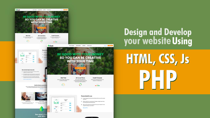 Design and develop your site using html css js php by Ema1212 | Fiverr