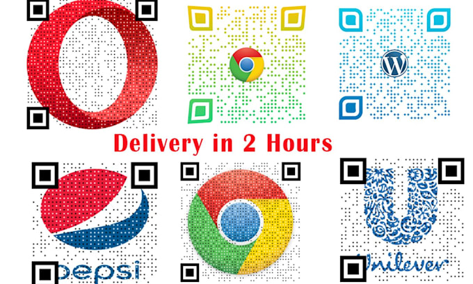Provide a professional qr code maker with a brand logo, premium qr code ...