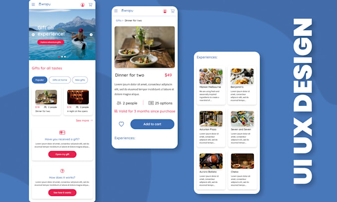 Do an user center ui ux design by Brisadaz | Fiverr