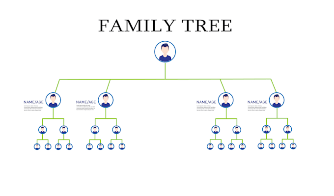 Family tree genealogy flow chart family illustration fmaily crest by ...