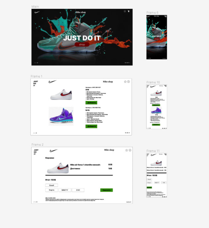 Develop a user interface ux ui on figma for ios android pc by Irakli_g