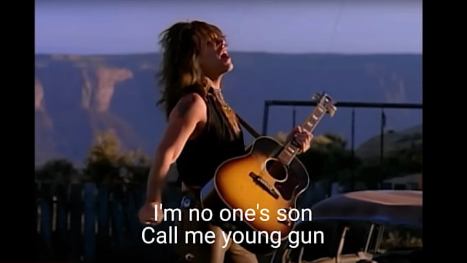 make a karaoke lyric video
