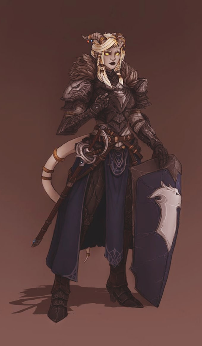 Draw dnd character art and dnd character art by Ivanoe8 Fiverr