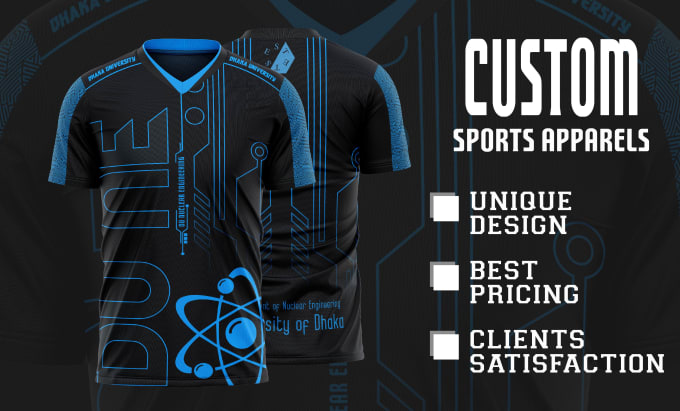 Do custom jersey design or sublimation design by Badhon khan 003
