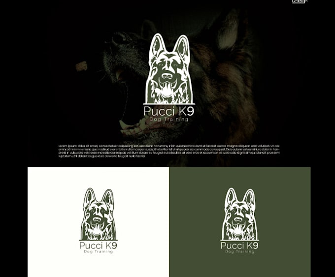 create high quality dog training logo for your business