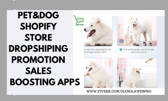 Build an highly profitable dog and pet shopify store with sales boosting app  by Olusolaweb_pro | Fiverr