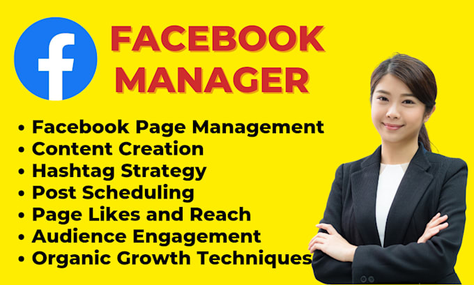 be your facebook manager and content creator