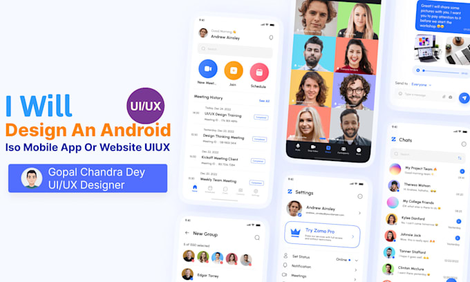 Iso Mobile Design an android iso mobile app or website ui ux by Gopaldey09 | Fiverr