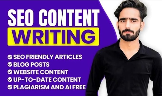do SEO article writing, blog post writing, and content writing