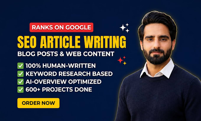 do SEO article writing, blog post writing, and content writing
